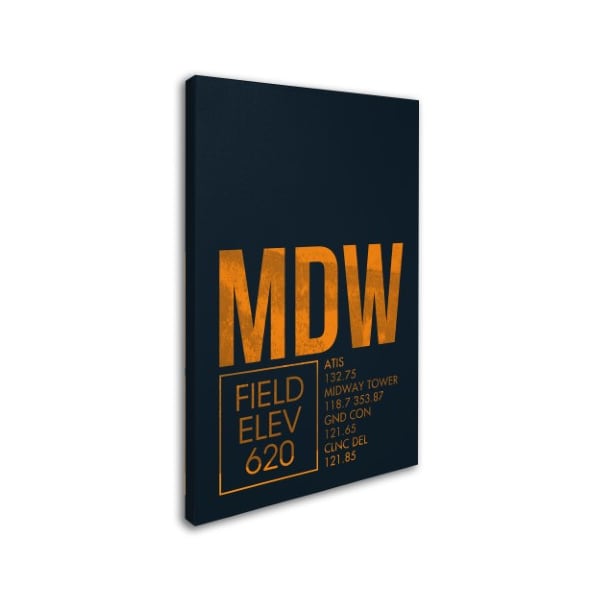 08 Left 'MDW ATC' Canvas Art,22x32